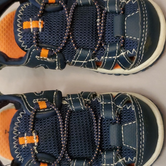 Blue Orange Sandals - Picture 2 of 9